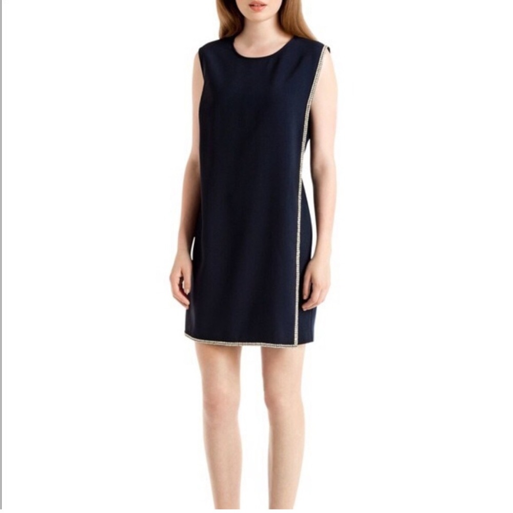 Ted Baker Navy Mini Dress with crystals